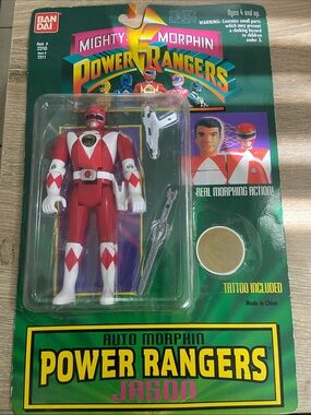 VTG 1994 Auto Morphin Power Rangers Jason Red Ranger Action Figure